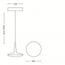 LED závesné stropné svietidlo - luster Philips Attilio 1x6W -> nahrádza 35W - matovaný chróm