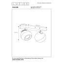 Lucide L099320230 bodové stropné svietidlo FAVORI GU10