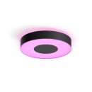 Philips Hue 41163/30 / P9 LED stropné svietidlo Infuse M 1x33,5W | 2350lm | 2200-6500K | RGB - stmievateľné, Bluetooth, White and color Ambiance, čierna