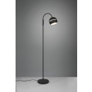 Trio 413300132 stojacia lampa Fletcher 1x10W | E14 - ohybné rameno, vypínač na tele, matná čierna