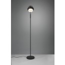 Trio 413300132 stojacia lampa Fletcher 1x10W | E14 - ohybné rameno, vypínač na tele, matná čierna