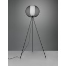 Trio 413900132 stojacie svietidlo Filo 1x60W | E27 - nožný vypínač, čierna
