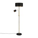 Trio 416900208 stojacia lampa Motel 1x60W+10W | E27+E14