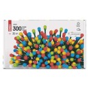 Emos D5AM04 vianočná reťaz Cherry 30m 300 LED | 6W | IP44 - multicolor časovač, zelená