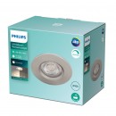 Philips Dive SL261 LED kúpeľňové zápustné bodové svietidlo 1x5W | 350lm | 2700K | IP65 - stmievateľné, ochrana EyeComfort, nikel
