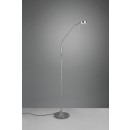 Trio 423310107 LED stojacie svietidlo Monza 1x12W | 1400lm | 2300 + 3000 + 4000K - ohybné rameno, stmievateľné, pamäťová funkcia, matný nikel