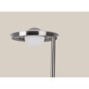 Trio 424210307 LED stojacie svietidlo Barrie 1x32W + 1x6W | 4600lm | 2700-4000K | IP20 - zabudovaný stmievač, pamäťová funkcia, nastavenie teploty osvetlenie, otočné ramená, oddelené vypínače, nikel