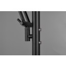 Trio 424210332 LED stojacie svietidlo Barrie 1x32W + 1x6W | 4600lm | 2700-4000K | IP20 - zabudovaný stmievač, pamäťová funkcia, nastavenie teploty osvetlenie, otočné ramená, oddelené vypínače, čierna