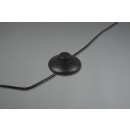 Trio 426219132 LED stojacie svietidlo Nuria/Yara 1x34W | 4000lm | 2300 + 3000 + 4000K - nožný vypínač, stmievateľné, čierna
