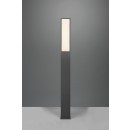 Trio 426260142 LED záhradný stĺpik Fuerte 1x10,5W | 1300lm | 3000K | IP54 - antracit
