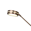 Trio 426510204 LED stojace svietidlo Franklin 1x35W+6,5W | 4100lm +650lm | 2700+3200+4000K - pamäťová funkcia, oddelené vypínače, nastaviteľná teplota osvetlenia, stmievateľné, mosadz