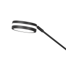 Trio 426510242 LED stojace svietidlo Franklin 1x35W+6,5W | 4100lm+650lm | 2700+3200+4000K - pamäťová funkcia, oddelené vypínače, nastaviteľná teplota osvetlenia, stmievateľné, antracit