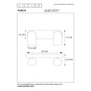 Lucide L139580230 bodové stropné svietidlo PUNCH GU10