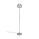 Trio T431610106 LED stojacia lampa FLYNT | 11W integrovaný LED zdroj | 1x1150lm | 2300+3000+4000K | vypínač | stmievač | chróm | číra