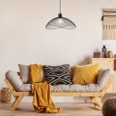 Rabalux 4347 závesné svietidlo Iduna 1x60W | E27 - čierna
