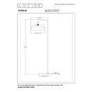 Lucide L107132872 stojacia lampa YUNKAI  E27