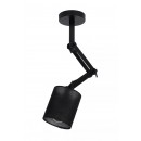 Lucide 45192/81/30 prisadené stropné svietilo Tampa 1x40W | E27 - čierna, nastaviteľné, stmievateľné