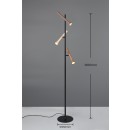Trio T452010317 LED stojacia lampa FIATO  | 3x3W integrovaný LED zdroj | 400lm | 2300+3000+4000K