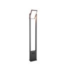 Trio T453769142 LED záhradný stĺpik MALAWI  | 5W integrovaný LED zdroj | 700lm | 2300+3000+4000K