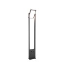 Trio T453769142 LED záhradný stĺpik MALAWI  | 5W integrovaný LED zdroj | 700lm | 2300+3000+4000K
