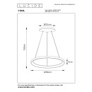 Lucide L464034830 LED závesné stropné svietidlo VIDAL  | 48W integrovaný LED zdroj | 2980lm | 2700K