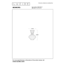 Lucide L135423031 stolná lampička MOMORO  E14