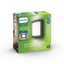 Philips 17391/93 / P3 LED vonkajšie nástenné svietidlo Samondra 1x12W | 1200L | 4000K | IP44 - antracit