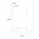 Zuma Line 002177-026167 závesné stropné svietidlo ORBIT E14/E27
