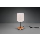 Trio 502100130 stolové svietidlo Elmau 1x40W | E14 | IP20 - káblový spínač, nikel s bielou