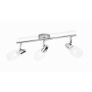 prisadené stropné svietidlo bodové Philips 3x40W E14 - lesklý chróm