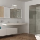 Rabalux 5063 LED kúpeľňové nástenné svietidlo nad zrkadlo Evron 1x7,5W | 600lm | 4000K | IP44 - chróm, biela