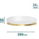 Philips 8720169301399 LED prisadené stropné svietidlo Hanno | 24W integrovaný LED zdroj | 2800lm | 4000K