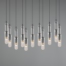 Trio SELECT  T344511120 LED závesné stropné svietidlo LUCENT   | 11x3W integrovaný LED zdroj | 11x280lm | 2300+3000+4000K