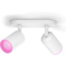 Philips HUE  8720169319455 LED bodové stropné svietidlo Fugato  | 2x4,2W GU10 | 2000-6500K+RGBK