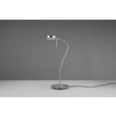 Trio 523310107 LED stolové svietidlo Monza 1x12W | 1400lm | 2300 + 3000 + 4000K - ohybné rameno, stmievateľné, pamäťová funkcia, matný nikel