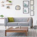 Rabalux 5237 závesné stropné svietidlo Rupert 1x40W | E27 - šedá, drevo