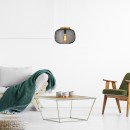 Rabalux 5238 závesné stropné svietidlo Rupert 1x40W | E27 - čierna, drevo