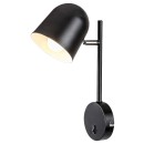 Rabalux 5242 nástenné svietidlo Egon 1x40W | E14 - čierna