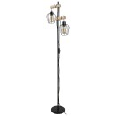 Rabalux 5246 stojacie svietidlo Fabian 2x40W | E27 - čierna, drevo