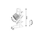 Rabalux 5255 stolná lampička Ronnie 1x25W | E14 - šedá