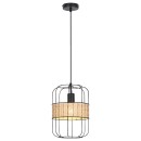 Rabalux 5283 závesné stropné svietidlo Indiana 1x40W | E27 - čierna