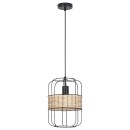Rabalux 5283 závesné stropné svietidlo Indiana 1x40W | E27 - čierna