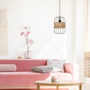Rabalux 5283 závesné stropné svietidlo Indiana 1x40W | E27 - čierna