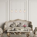 Rabalux 5303 závesné stropné svietidlo Hestia 4x40W | E14 - chróm