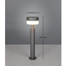Trio T530561142 LED záhradný stĺpik MACKENZIE  | 8W integrovaný LED zdroj | 800lm | 3000K