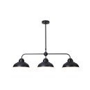 Rabaluux 5309 závesné stropné svietidlo Dragan 3x60W | E27 - čierna