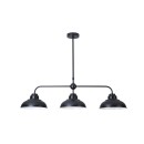 Rabaluux 5309 závesné stropné svietidlo Dragan 3x60W | E27 - čierna
