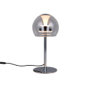 Trio T531610106 LED stolná lampička FLYNT  | 8W integrovaný LED zdroj | 1x880lm | 2300+3000+4000K | vypínač | stmievač | chróm | číra