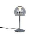 Trio T531610106 LED stolná lampička FLYNT  | 8W integrovaný LED zdroj | 1x880lm | 2300+3000+4000K | vypínač | stmievač | chróm | číra