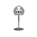 Trio T531610106 LED stolná lampička FLYNT  | 8W integrovaný LED zdroj | 1x880lm | 2300+3000+4000K | vypínač | stmievač | chróm | číra